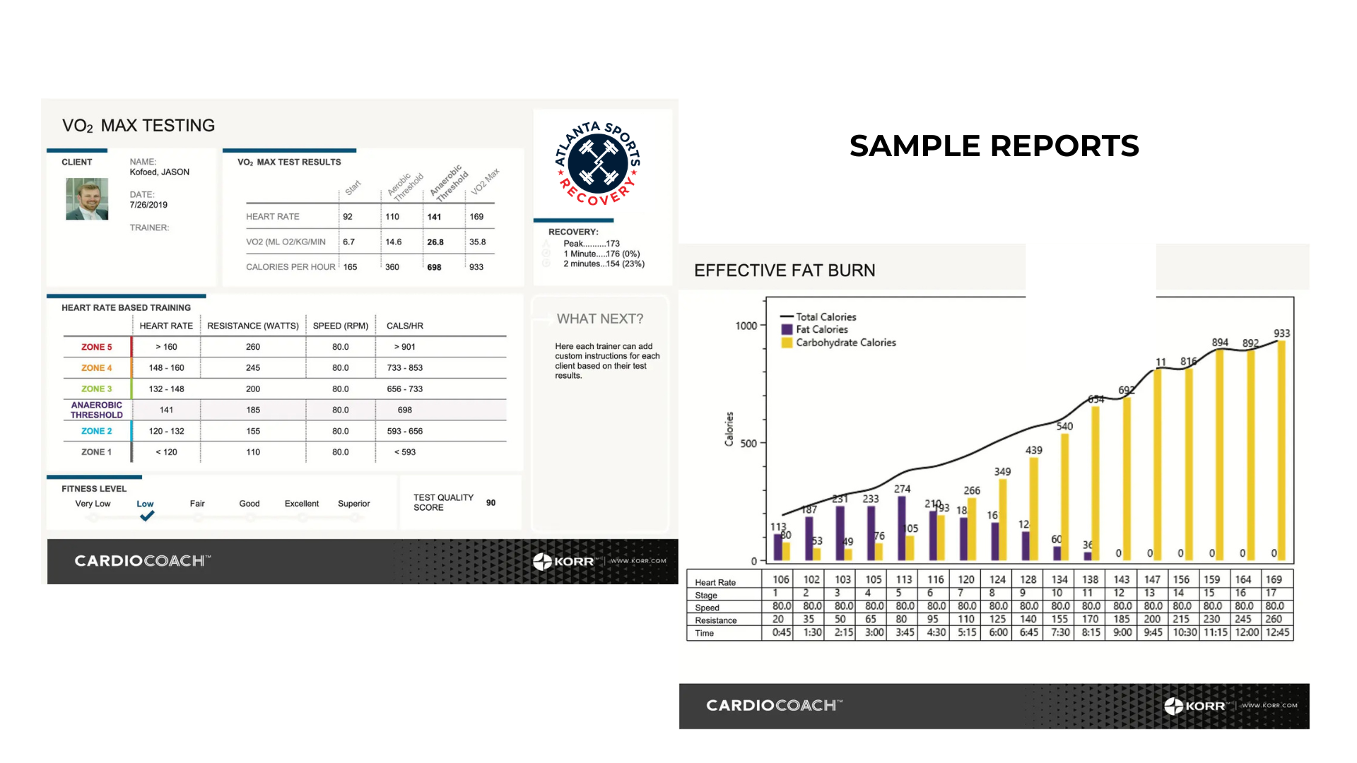 SAMPLE REPORTS