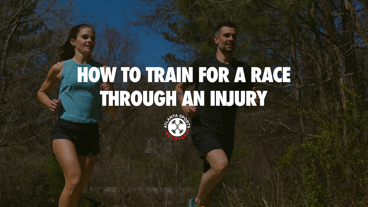 training for a race while injured