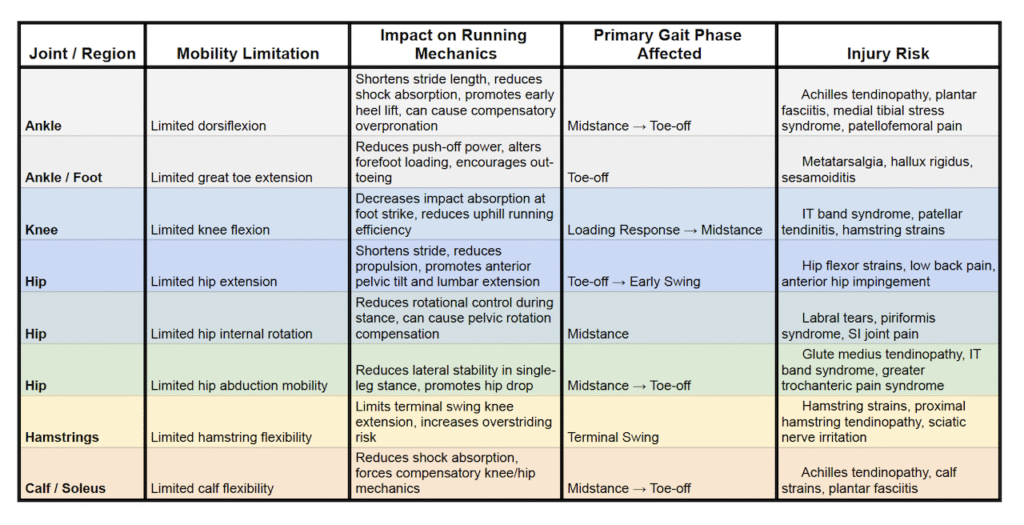 Runner Mobility Tests 